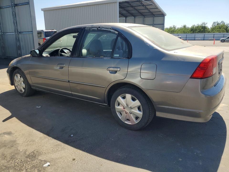 2005 Honda Civic VIN JHMES16535S006278 COPART salvage auction — REAR END, CA - SALVAGE CERTIFICATE, sold $625 on 2026-07-09 (photo 2)