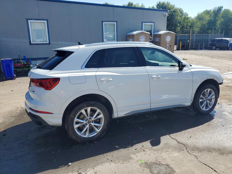 2023 Audi Q3 VIN WA1DECF37P1135755 COPART salvage auction — FRONT END, Pa - Certificate Of Salvage, sold $12,100 on 2026-07-15 (photo 3)