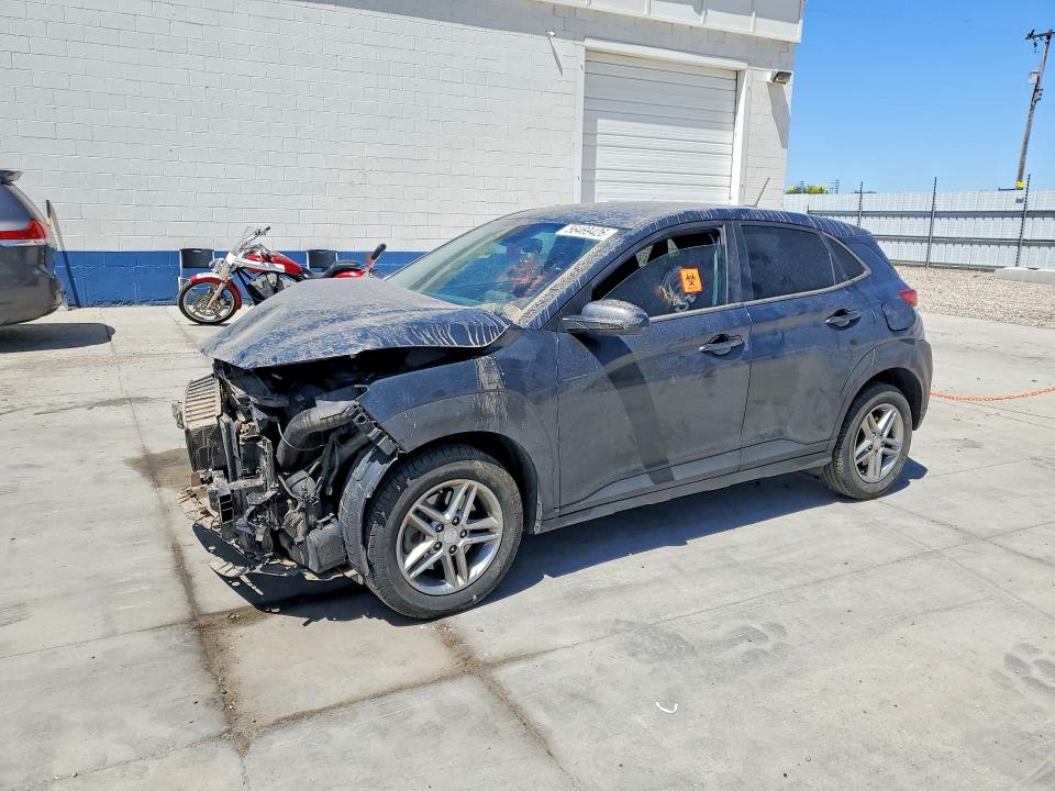 2019 Hyundai Kona VIN KM8K1CAA2KU195153 COPART salvage auction — FRONT END, Ut - Salvage Certificate, sold $150 on 2026-07-27 (photo 1)