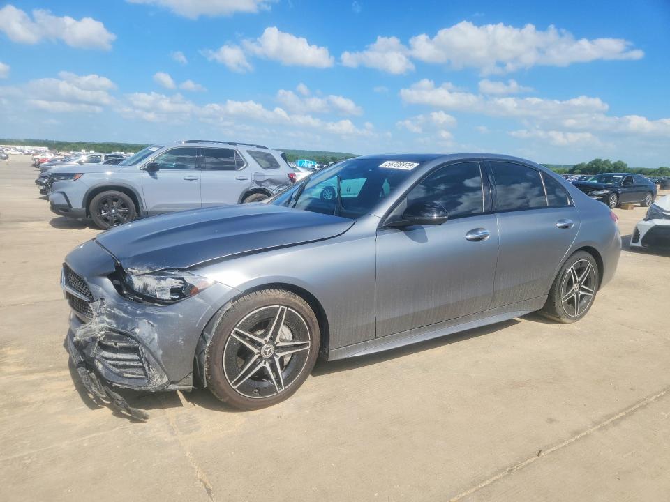 2022 Mercedes-benz C class VIN W1KAF4GBXNR045909 — COPART salvage auction photo