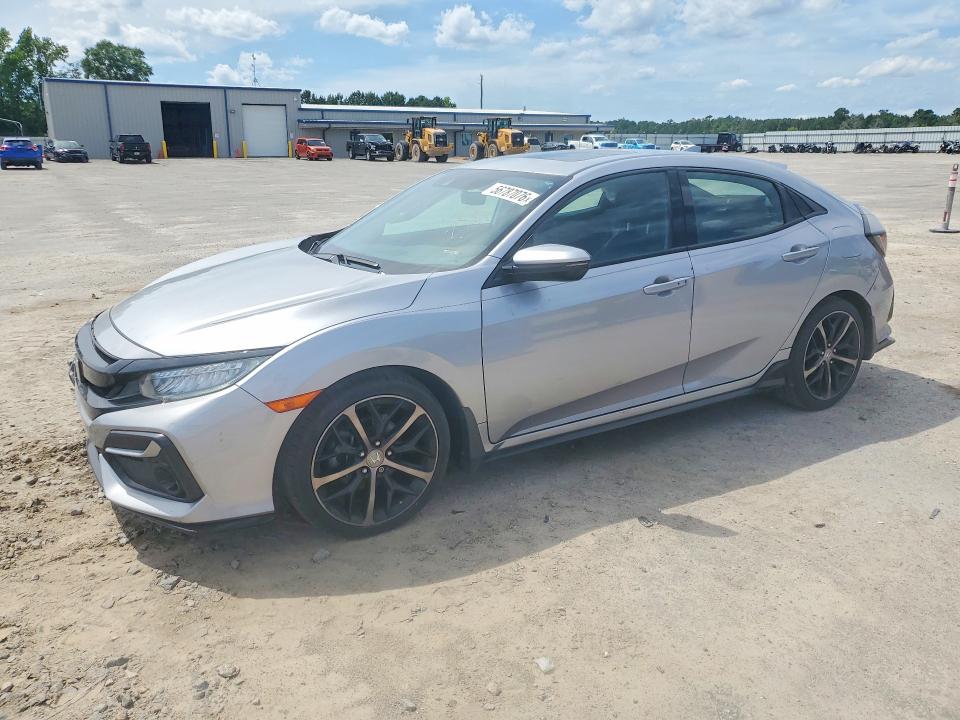 2021 Honda Civic VIN SHHFK7H99MU206617 COPART salvage auction — FRONT END, Sc - Cert Of Title-Salvage, sold $8,100 on 2026-07-15 (photo 1)