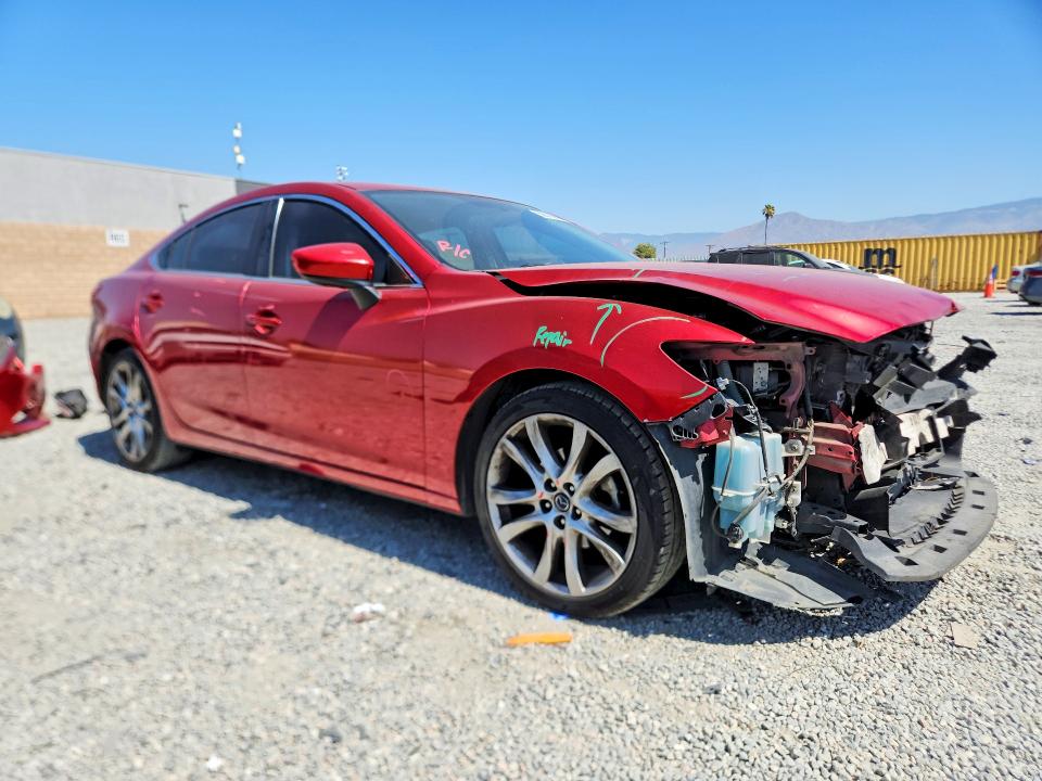 2015 Mazda VIN JM1GJ1V55F1196462 COPART salvage auction — FRONT END, Ca - Salvage Certificate, sold $1,700 on 2026-07-15 (photo 4)