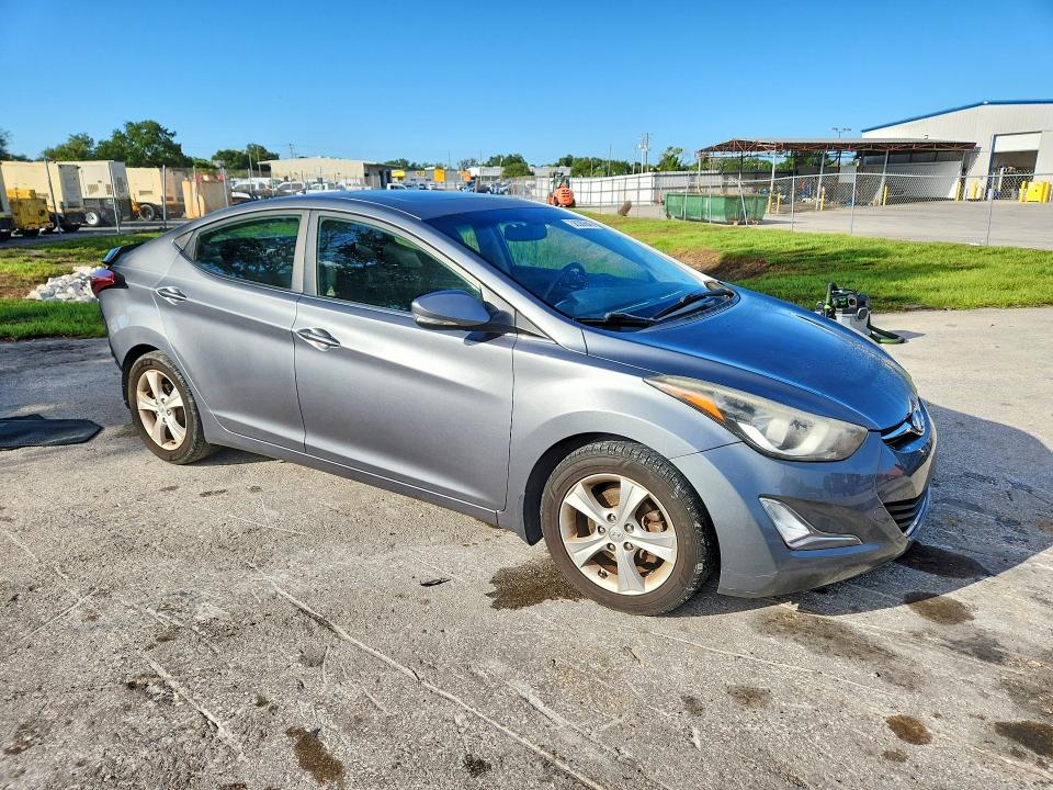 2016 Hyundai Elantra VIN KMHDH4AE0GU581364 COPART salvage auction — REAR END, FL - CERT OF TITLE SLVG REBUILDABLE, sold $1,300 on 2026-07-02 (photo 4)