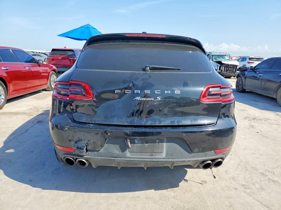 2018 Porsche Macan VIN WP1AB2A50JLB35627 COPART salvage auction — REAR END, Tx - Salvage Vehicle Title, sold $9,500 on 2026-07-09 (photo 6)