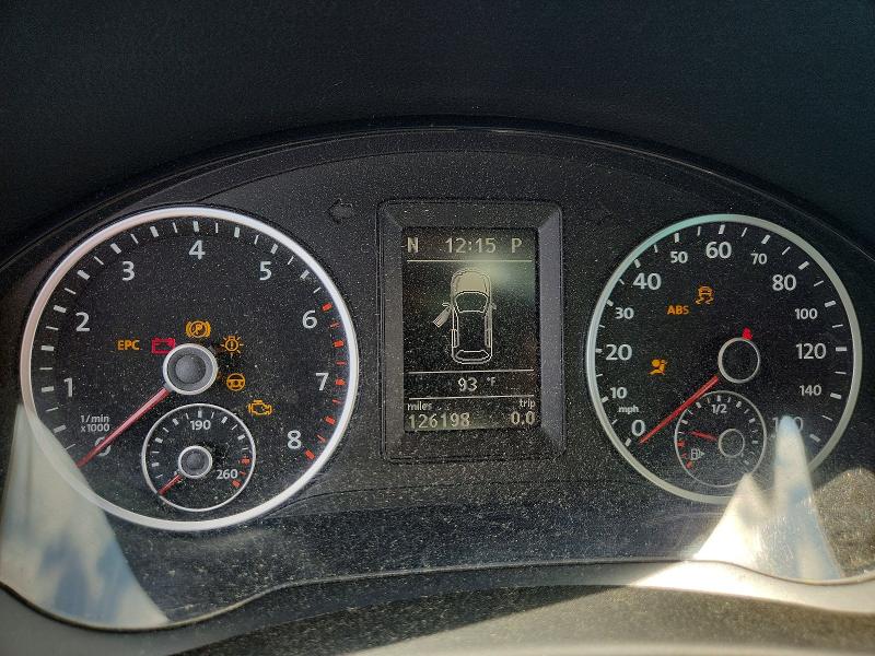 2012 Volkswagen Tiguan VIN WVGBV7AX1CW515617 COPART salvage auction — FRONT END, Ma - Cert Of Title-Reconstrctd Coll, sold $450 on 2026-07-08 (photo 9)