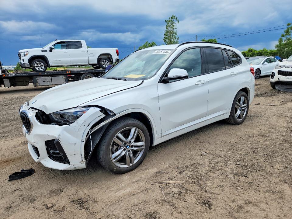 2021 BMW X1 VIN WBXJG9C05M5T09331 COPART salvage auction — FRONT END, QC - GRAVEMENT ACCIDENTE, sold $4,600 on 2026-07-28 (photo 1)