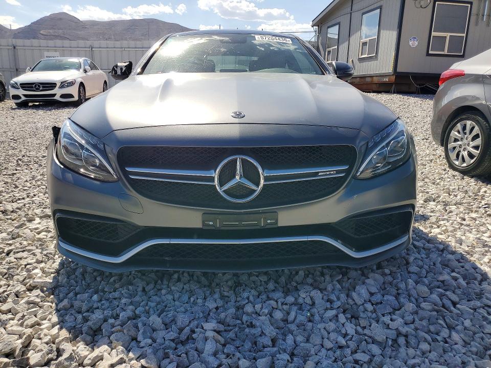 2018 Mercedes-benz C-klasse amg VIN WDDWJ8HB1JF646387 COPART salvage auction — SIDE, Nv - Salvage Title, sold $21,000 on 2026-08-05 (photo 5)