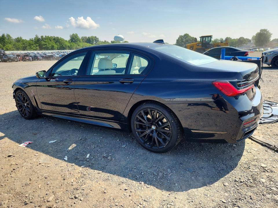 2021 BMW 7er VIN WBA7U2C00MCE62993 COPART salvage auction — FRONT END, Nj - Cert Of Title-Salvage, sold $12,500 on 2026-07-28 (photo 2)