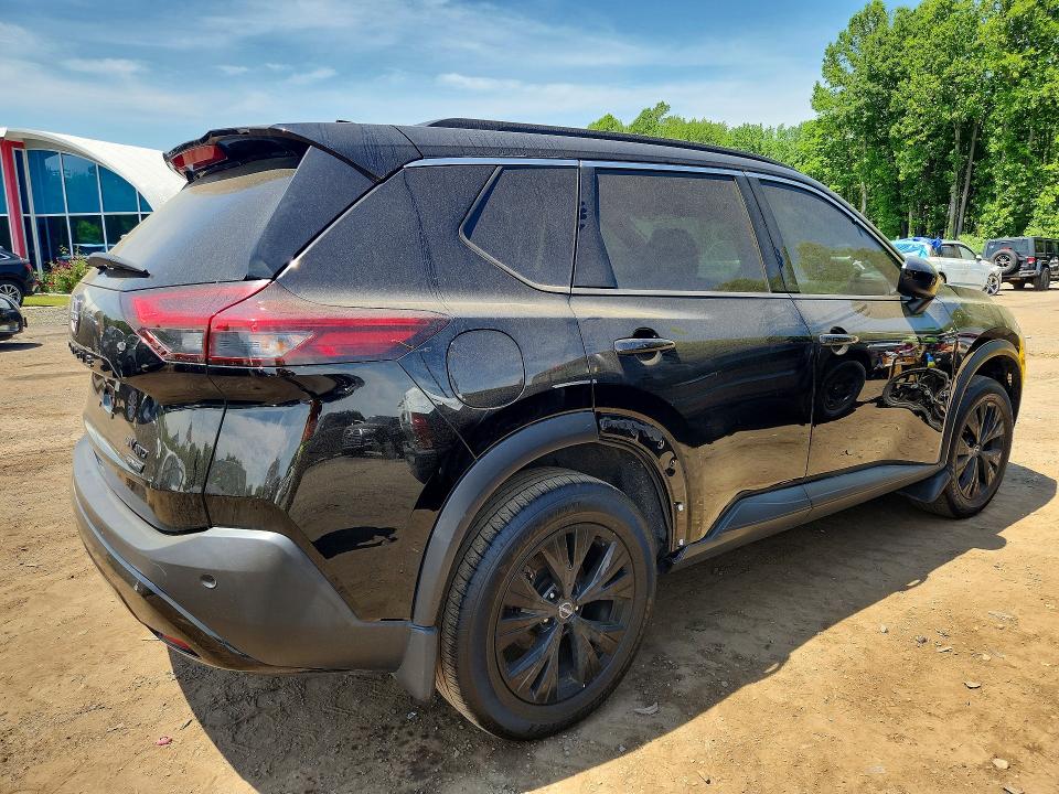 2023 Nissan Rogue VIN JN8BT3BB3PW214914 COPART salvage auction — FRONT END, Ma - Certificate Of Title (P), sold $13,800 on 2026-07-30 (photo 3)