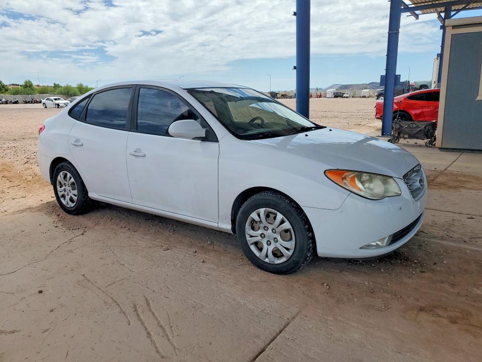 2010 Hyundai Elantra VIN KMHDU4AD2AU129264 COPART salvage auction — MECHANICAL, Az - Certificate Of Title, sold $1,197 on 2026-07-08 (photo 4)