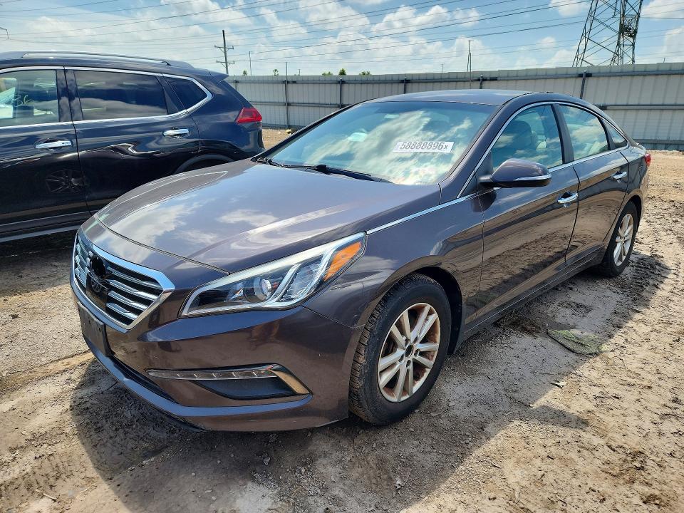 2015 Hyundai Sonata VIN 5NPE24AA3FH110633 COPART salvage auction — MECHANICAL, Il - Certificate Of Title, sold $725 on 2026-07-09 (photo 1)