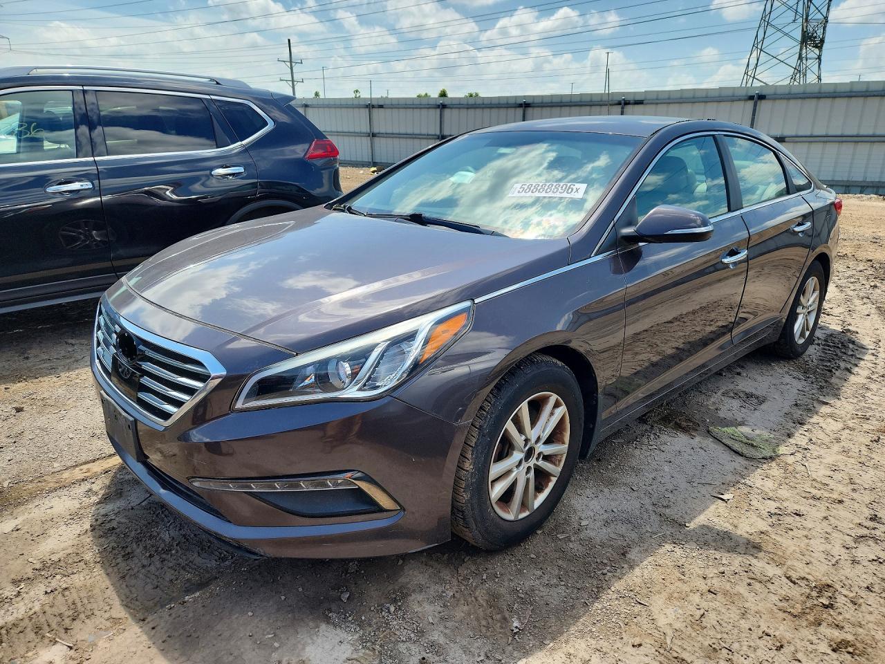 2015 Hyundai Sonata VIN 5NPE24AA3FH110633 COPART salvage auction — Mechanical, IL - CERTIFICATE OF TITLE, sold $725 on 2026-07-09 (photo 1)