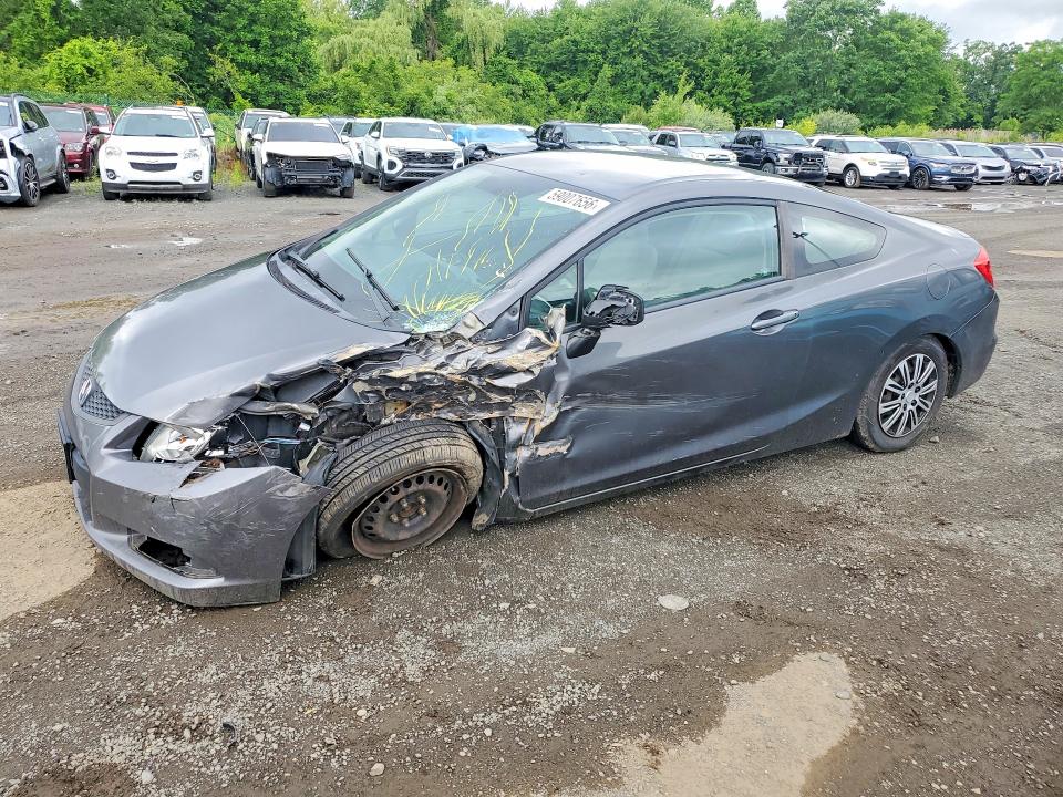 2012 Honda VIN 2HGFG3B59CH550749 COPART salvage auction — FRONT END, CT - CERT OF TITLE-SALVAGE, sold $450 on 2026-07-02 (photo 1)