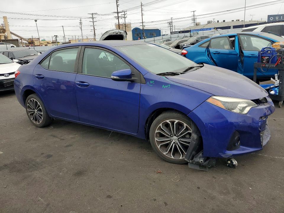 2016 Toyota VIN 5YFBURHEXGP423086 COPART salvage auction — FRONT END, Ca - Salvage Certificate, sold $3,100 on 2026-07-27 (photo 4)