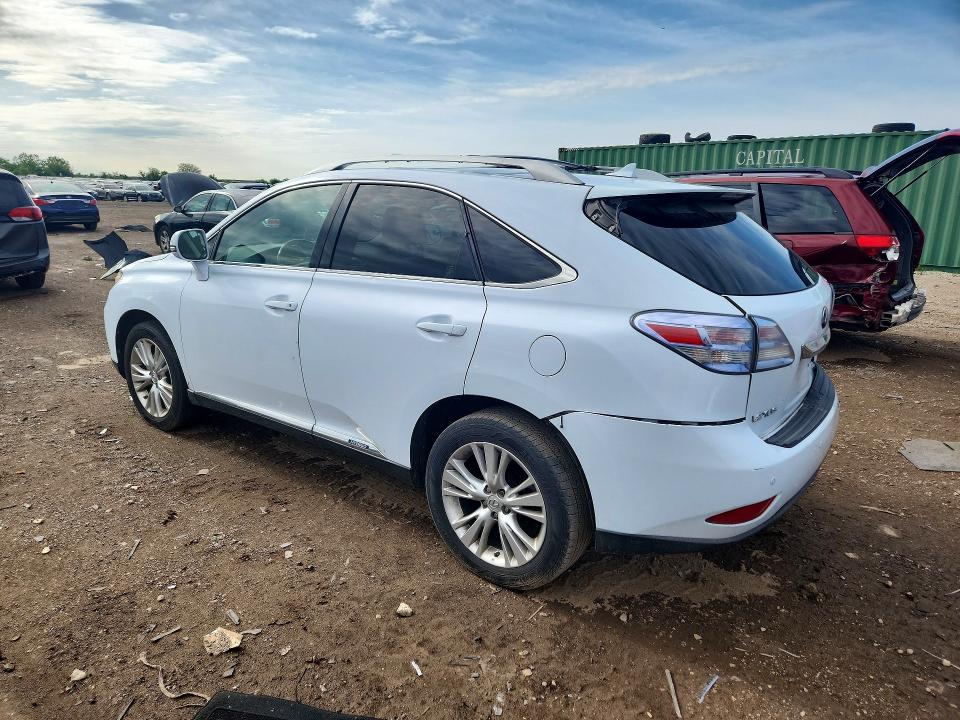 2010 Lexus Rx VIN JTJBC1BA6A2009851 COPART salvage auction — REAR END, Il - Salvage Certificate, sold $2,150 on 2026-07-21 (photo 2)