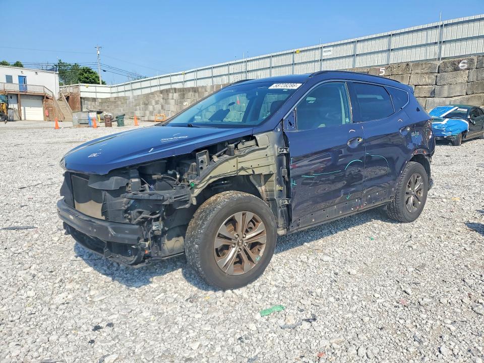 2014 Hyundai Santa fe VIN 5XYZUDLB5EG227850 COPART salvage auction — REAR END, OH - CERT OF TITLE-SALVAGE (P), sold $1,550 on 2026-07-24 (photo 1)