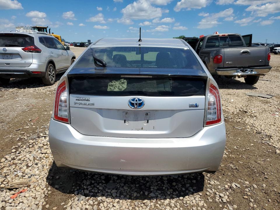 2014 Toyota Prius VIN JTDKN3DU8E1761840 COPART salvage auction — FRONT END, Il - Salvage Certificate, sold $600 on 2026-07-31 (photo 6)