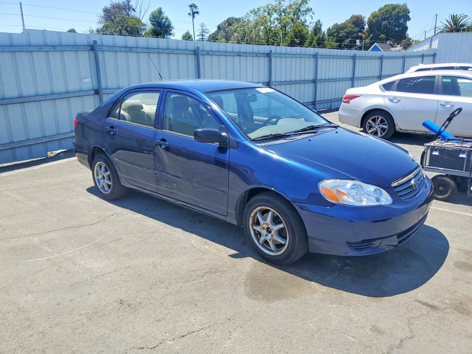 2003 Toyota Corolla VIN JTDBR32E630032982 COPART salvage auction — MINOR DENT/SCRATCHES, Ca - Salvage Certificate, sold $850 on 2026-07-06 (photo 4)