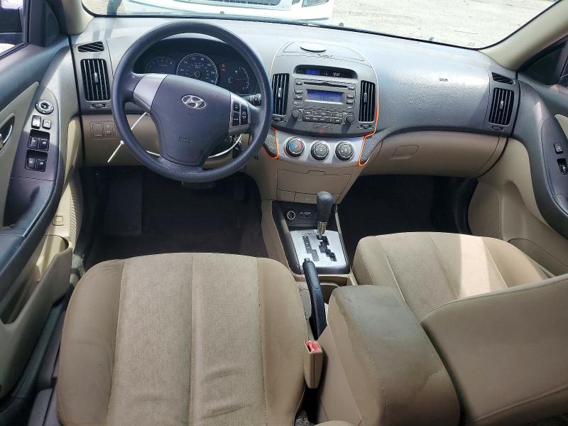 2010 Hyundai Elantra VIN KMHDU4AD8AU934122 COPART salvage auction — FRONT END, Fl - Cert Of Ttl-Rebuilt&Slvg Rbld, sold $300 on 2026-07-02 (photo 8)