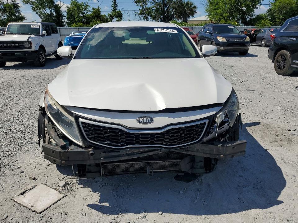 2013 Kia Optima VIN KNAGM4AD5D5060597 COPART salvage auction — FRONT END, Fl - Certificate Of Destruction, sold $600 on 2026-07-10 (photo 5)