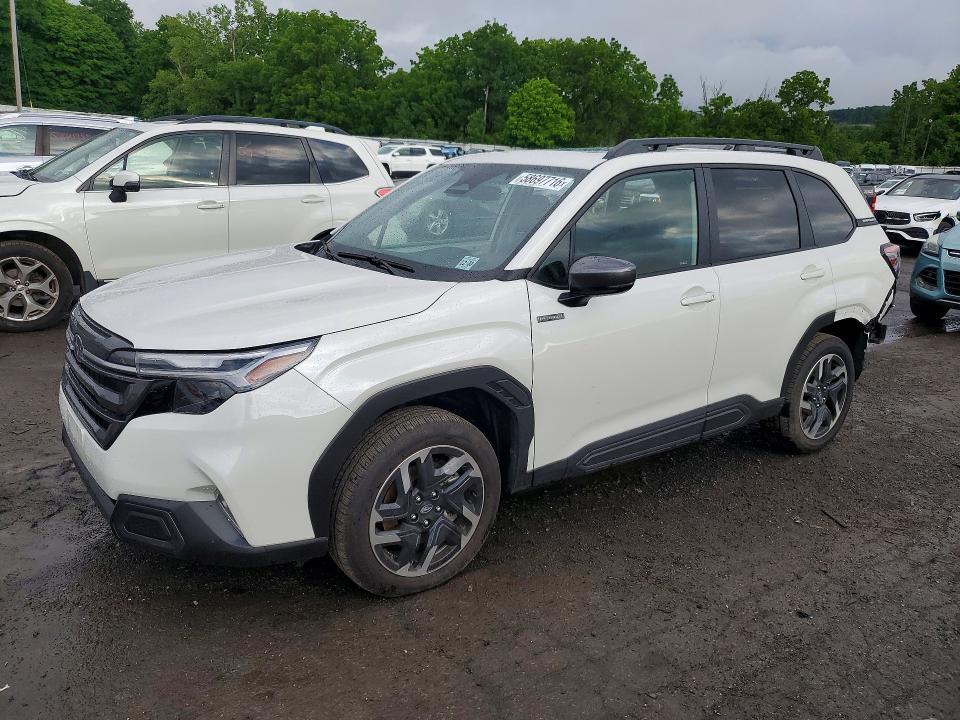 2025 Subaru Forester VIN JF2SLSRD2SH449364 COPART salvage auction — REAR END, NY - MV-907A SALVAGE CERTIFICATE, sold $6,700 on 2026-07-28 (photo 1)