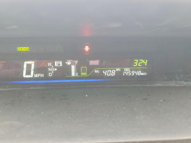 2013 Toyota Prius VIN JTDZN3EU0D3230373 COPART salvage auction — FRONT END, La - Cert Of Title-Salvage, sold $1,800 on 2026-07-07 (photo 9)