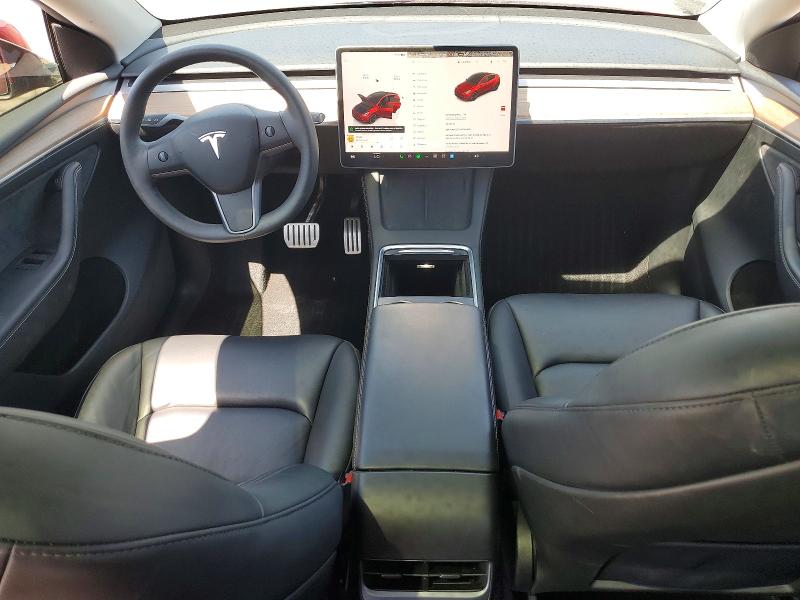 2024 Tesla Model y VIN 7SAYGDEFXRF058802 COPART salvage auction — FRONT END, Ca - Salvage Certificate, sold $12,200 on 2026-07-30 (photo 8)