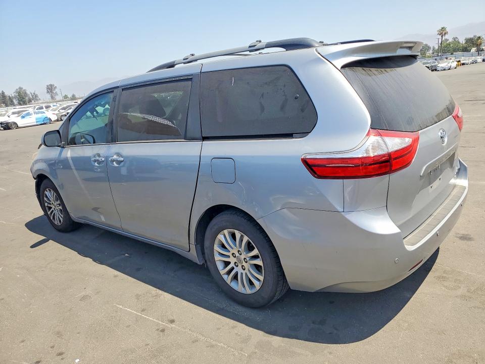 2016 Toyota Sienna VIN 5TDYK3DC1GS713662 COPART salvage auction — FRONT END, Ca - Salvage Certificate, sold $3,550 on 2026-07-13 (photo 2)