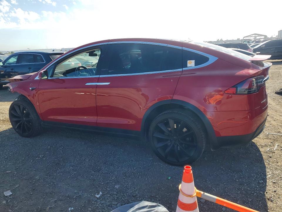 2017 Tesla Model x VIN 5YJXCAE20HF041280 COPART salvage auction — FRONT END, CA - SALVAGE CERTIFICATE, sold $4,900 on 2026-07-24 (photo 2)