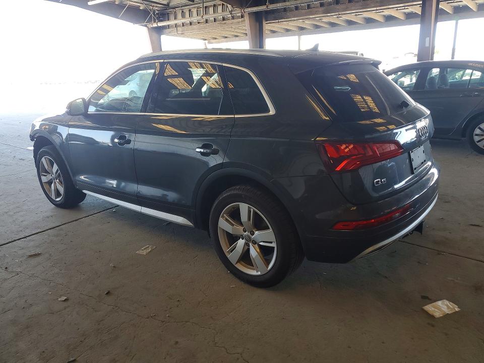 2018 Audi Q5 VIN WA1BNAFY8J2235632 COPART salvage auction — FRONT END, Ca - Salvage Certificate, sold $6,500 on 2026-07-13 (photo 2)