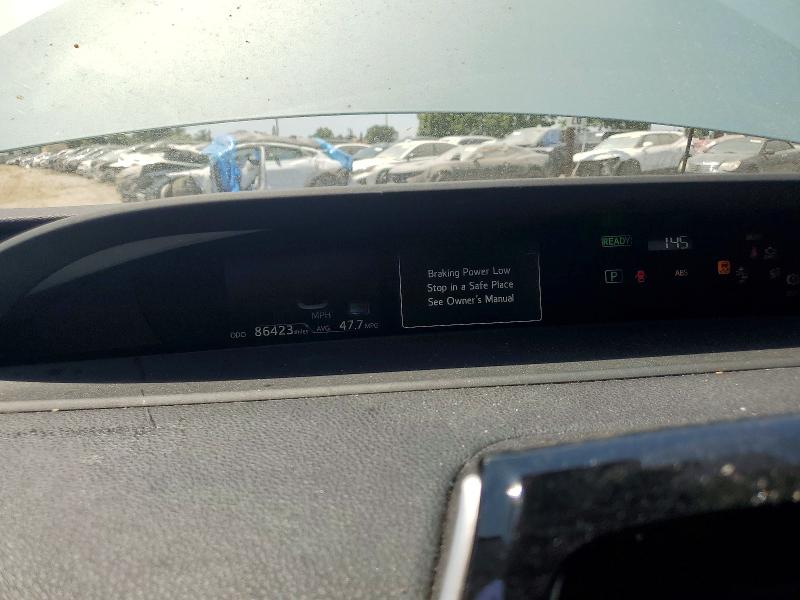 2019 Toyota Prius VIN JTDKARFU0K3081782 COPART salvage auction — FRONT END, Ca - Salvage Certificate, sold $4,750 on 2026-07-13 (photo 9)