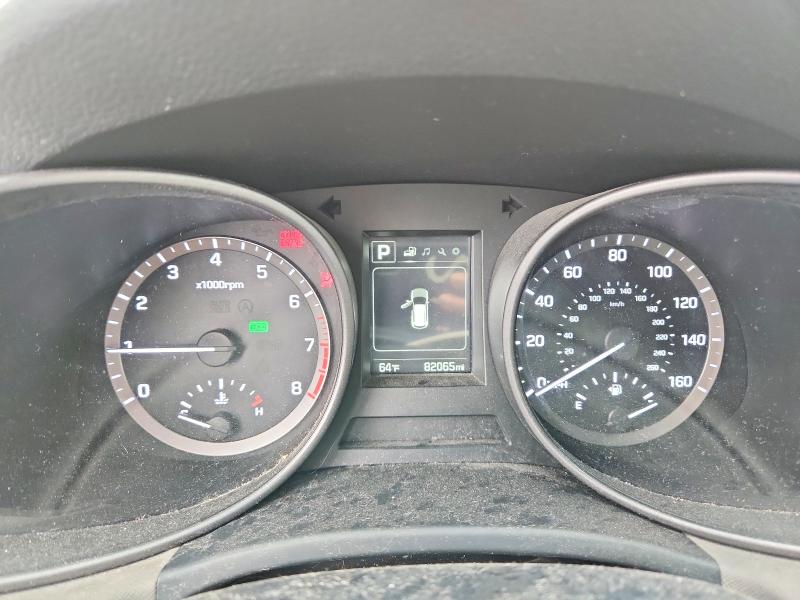 2017 Hyundai Santa fe VIN 5XYZT3LBXHG386994 COPART salvage auction — FRONT END, PA - CERTIFICATE OF SALVAGE, sold $2,900 on 2026-07-13 (photo 9)