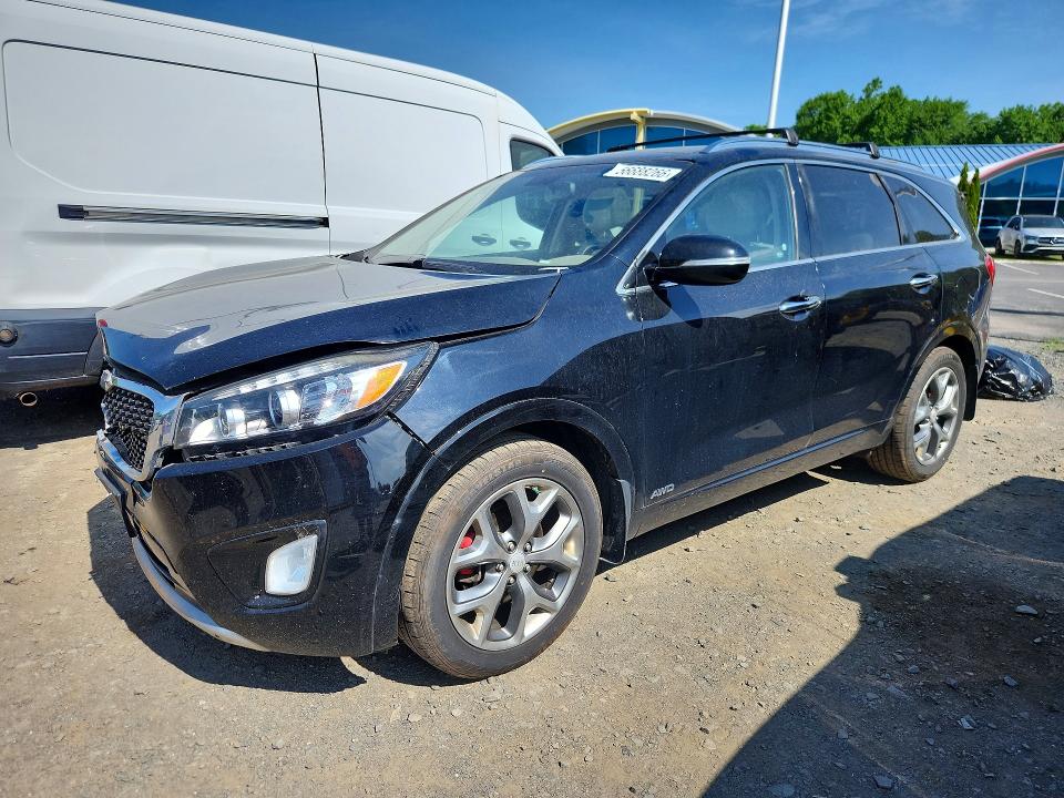 2016 Kia Sorento VIN 5XYPKDA51GG100753 COPART salvage auction — FRONT END, CT - CERT OF TITLE-SALVAGE, sold $475 on 2026-07-30 (photo 1)