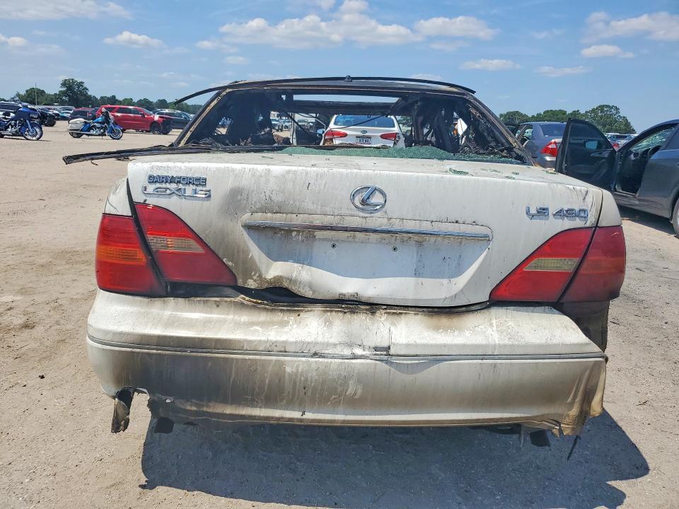 2002 Lexus Ls 430 VIN JTHBN30F020087335 COPART salvage auction — BURN, Al - Cert Of Title-Salvage Title, sold $225 on 2026-07-09 (photo 6)