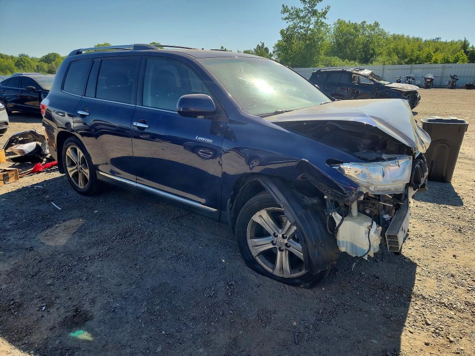 2011 Toyota Highlander VIN 5TDDK3EH6BS060277 COPART salvage auction — FRONT END, Ma - Cert Of Title-Reconstrctd Coll, sold $2,600 on 2026-07-08 (photo 4)