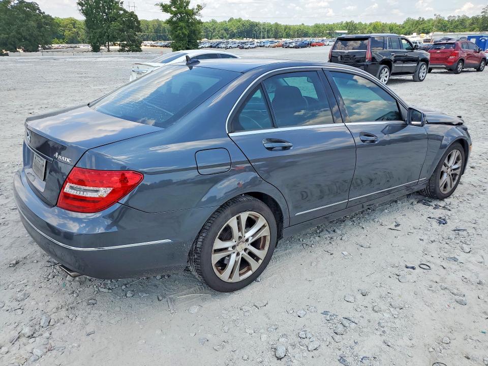2013 Mercedes-benz C-klasse VIN WDDGF8AB8DR250704 COPART salvage auction — FRONT END, Ga - Cert Of Title-Salvage, sold $1,800 on 2026-07-27 (photo 3)
