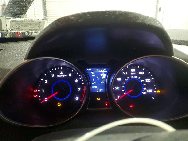 2013 Hyundai VIN KMHTC6AD9DU117529 COPART salvage auction — FRONT END, NY - MV-907A SALVAGE CERTIFICATE, sold $475 on 2026-07-06 (photo 9)