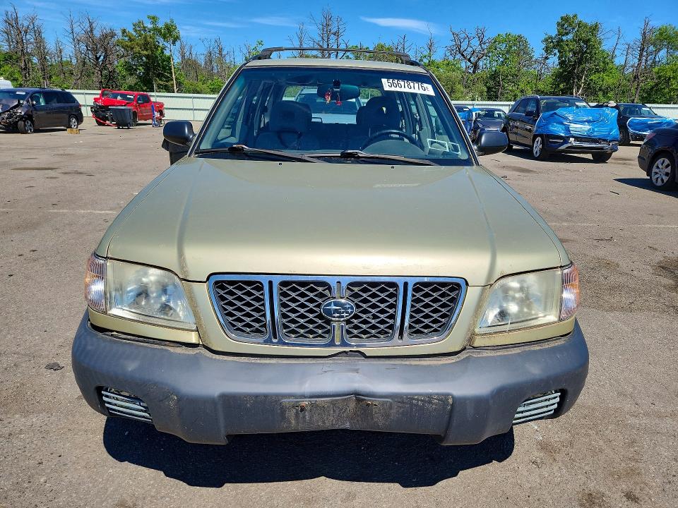 2002 Subaru Forester VIN JF1SF635X2H755118 COPART salvage auction — FRONT END, Ny - Mv-907A Salvage Certificate, sold $425 on 2026-07-06 (photo 5)