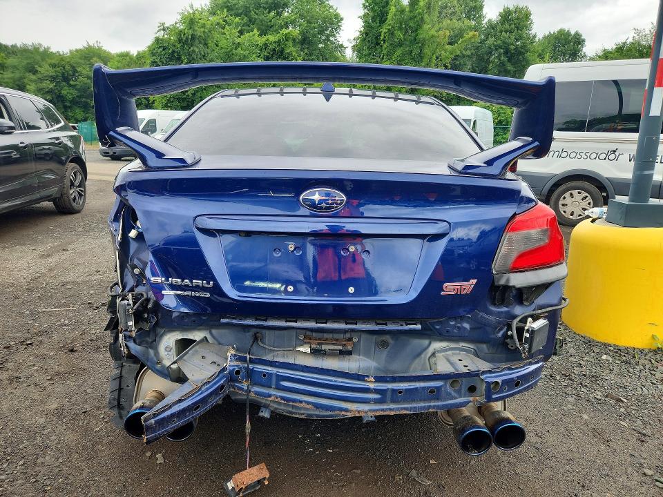 2016 Subaru Wrx VIN JF1VA2Y69G9808690 COPART salvage auction — REAR END, MA - CERT OF TITLE-SALVAGE, sold $7,500 on 2026-07-30 (photo 6)