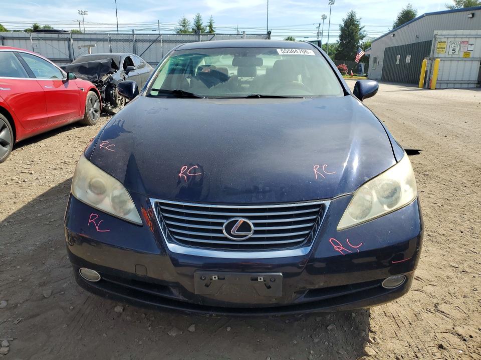 2008 Lexus ES VIN JTHBJ46G882262638 COPART salvage auction — REAR END, Md - Cert Of Salvage > 75% Damage, sold $1,900 on 2026-07-27 (photo 5)