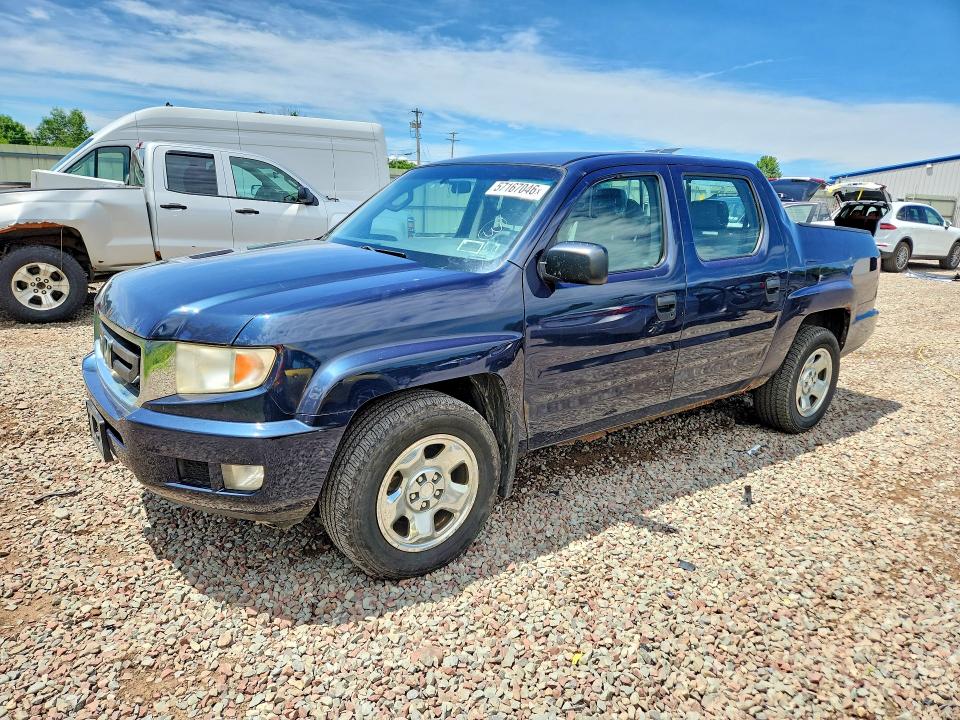 2011 Honda Ridgeline VIN 5FPYK1F21BB005036 COPART salvage auction — MINOR DENT/SCRATCHES, Ny - Certificate Of Title (P), sold $600 on 2026-07-08 (photo 1)