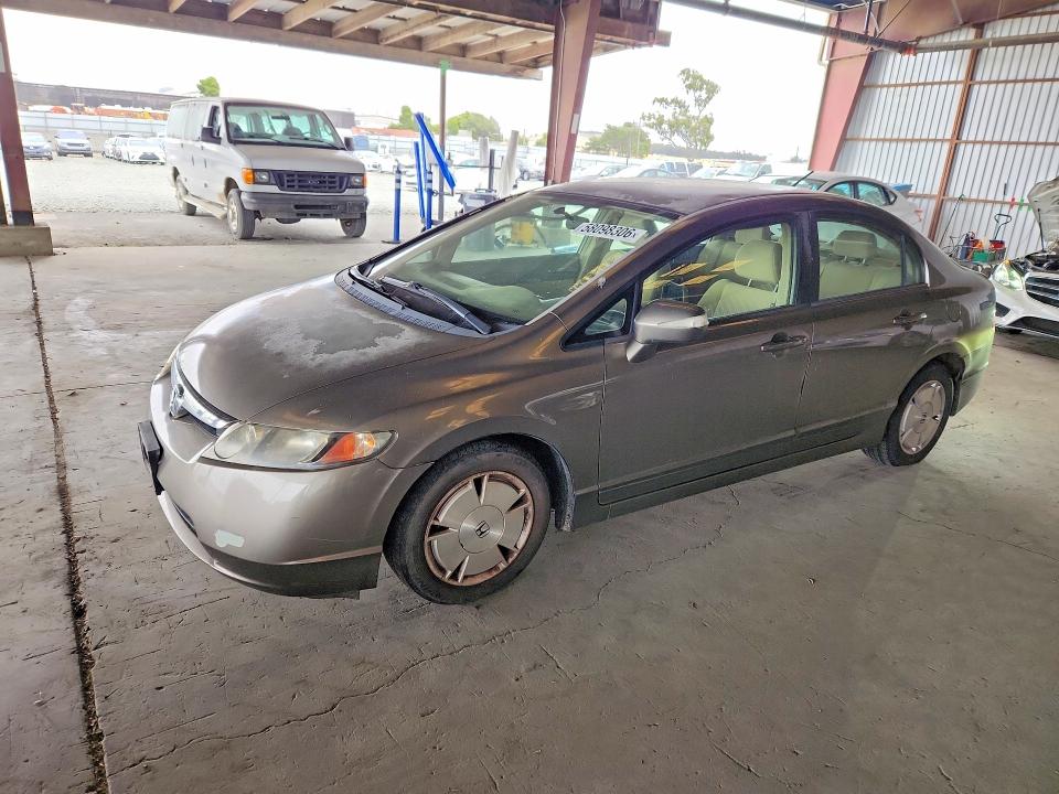 2006 Honda Civic hybrid VIN JHMFA36206S028801 COPART salvage auction — MINOR DENT/SCRATCHES, Ca - Dis/Dlr/Exp Only Clean Title, sold $550 on 2026-07-09 (photo 1)