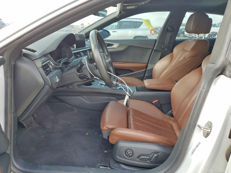 2018 Audi A5 VIN WAUENCF5XJA058315 COPART salvage auction — FRONT END, Tx - Salvage Vehicle Title, sold $1,250 on 2026-07-24 (photo 7)