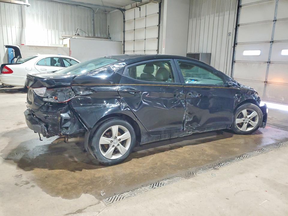 2011 Hyundai Elantra VIN KMHDH4AE6BU128665 COPART salvage auction — FRONT END, Pa - Certificate Of Salvage, sold $550 on 2026-07-09 (photo 3)