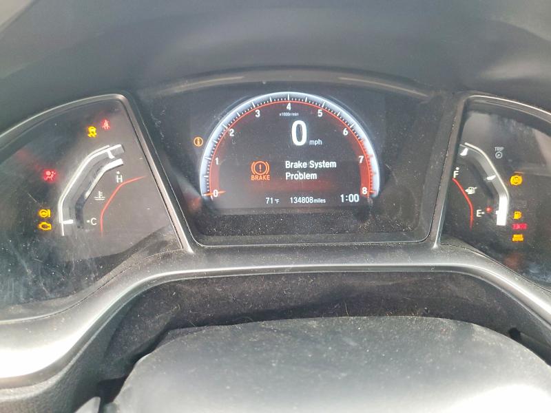 2019 Honda Civic VIN 2HGFC3A50KH753279 COPART salvage auction — STRIPPED, Va - Certificate Of Title (P), sold $8,300 on 2026-07-28 (photo 9)