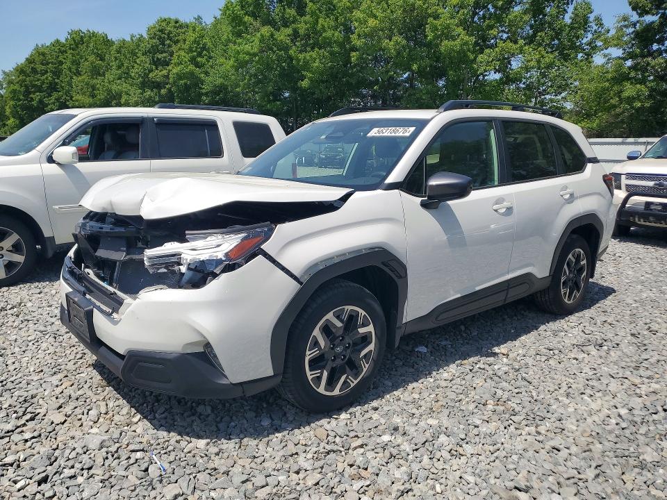 2025 Subaru Forester VIN JF2SLDDC8SH560625 COPART salvage auction — FRONT END, Ma - Cert Of Title-Salvage, sold $8,000 on 2026-07-09 (photo 1)