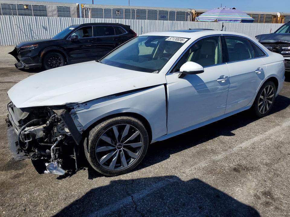 2021 Audi VIN WAUABAF41MN007477 COPART salvage auction — FRONT END, Ca - Salvage Certificate, sold $7,600 on 2026-07-28 (photo 1)