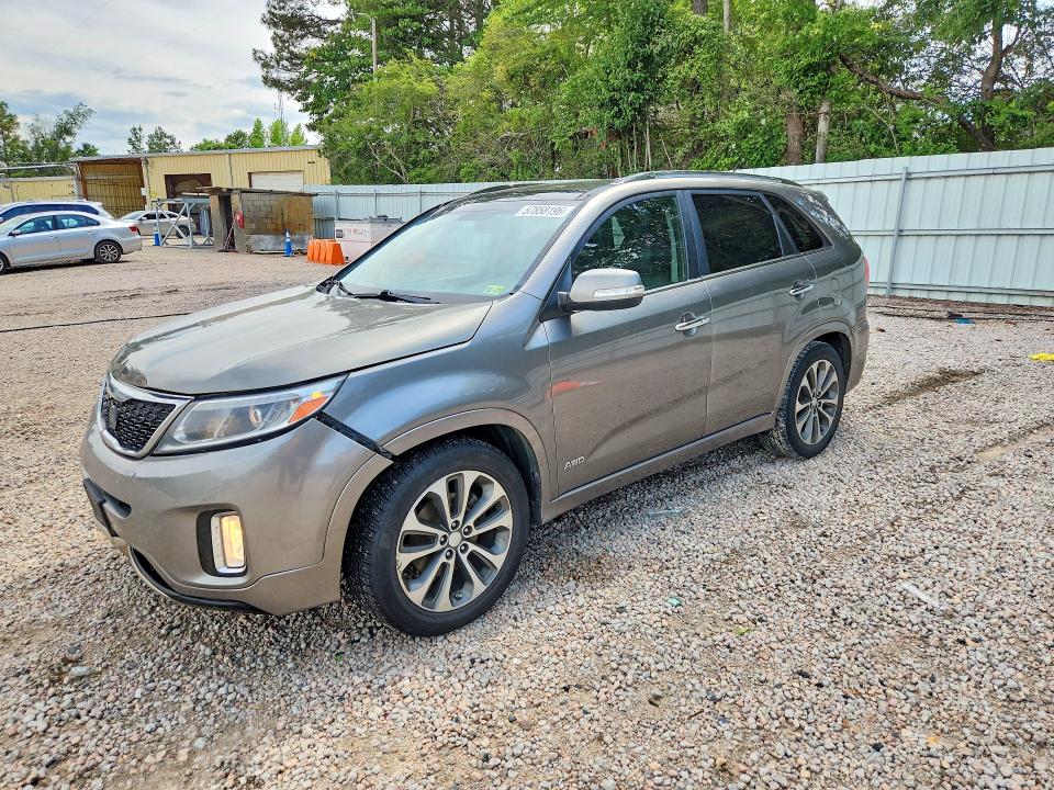 2014 Kia Sorento VIN 5XYKWDA77EG528677 COPART salvage auction — REAR END, Nc - Salvage Certificate Of Title, sold $1,000 on 2026-07-31 (photo 1)