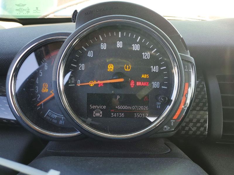 2020 Mini Cooper VIN WMWXU9C01L2M66450 COPART salvage auction — FRONT END, Ca - Salvage Certificate, sold $4,450 on 2026-07-13 (photo 9)