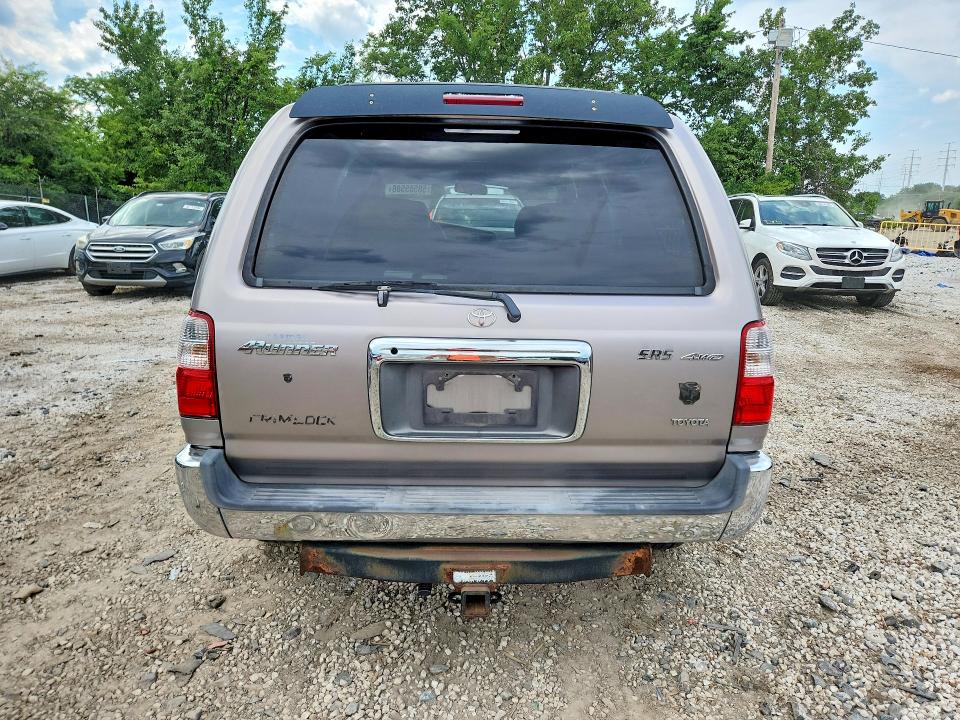 2002 Toyota 4runner VIN JT3HN86RX29061836 COPART salvage auction — SIDE, Md - Cert Of Salvage > 75% Damage, sold $1,600 on 2026-07-28 (photo 6)